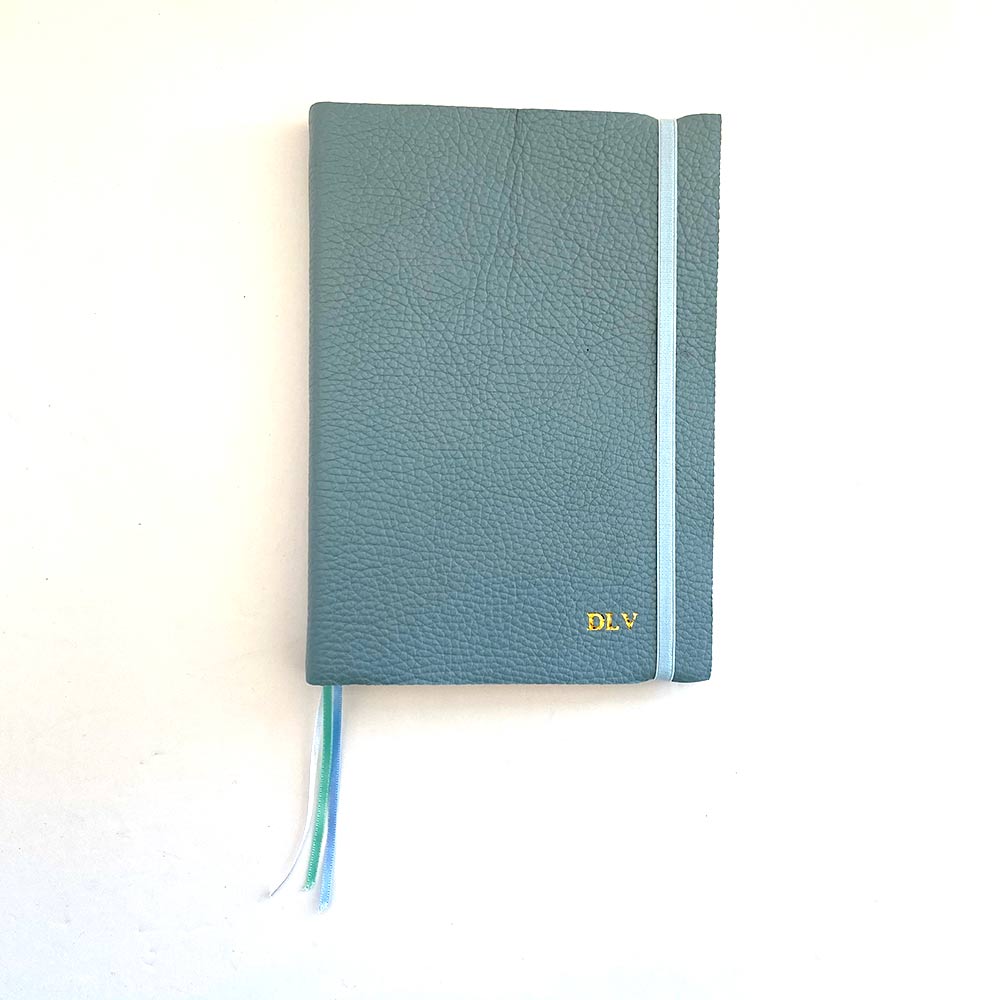 Agenda de Cuero Graneado Tonos Pasteles - 15x21