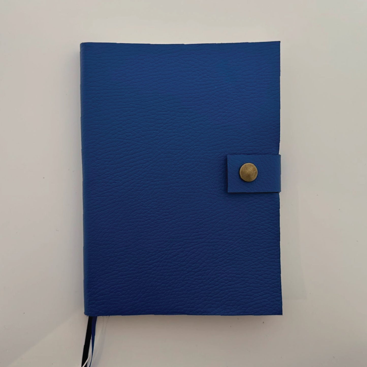 Agenda de Cuero Graneado Tonos Azules 15x21