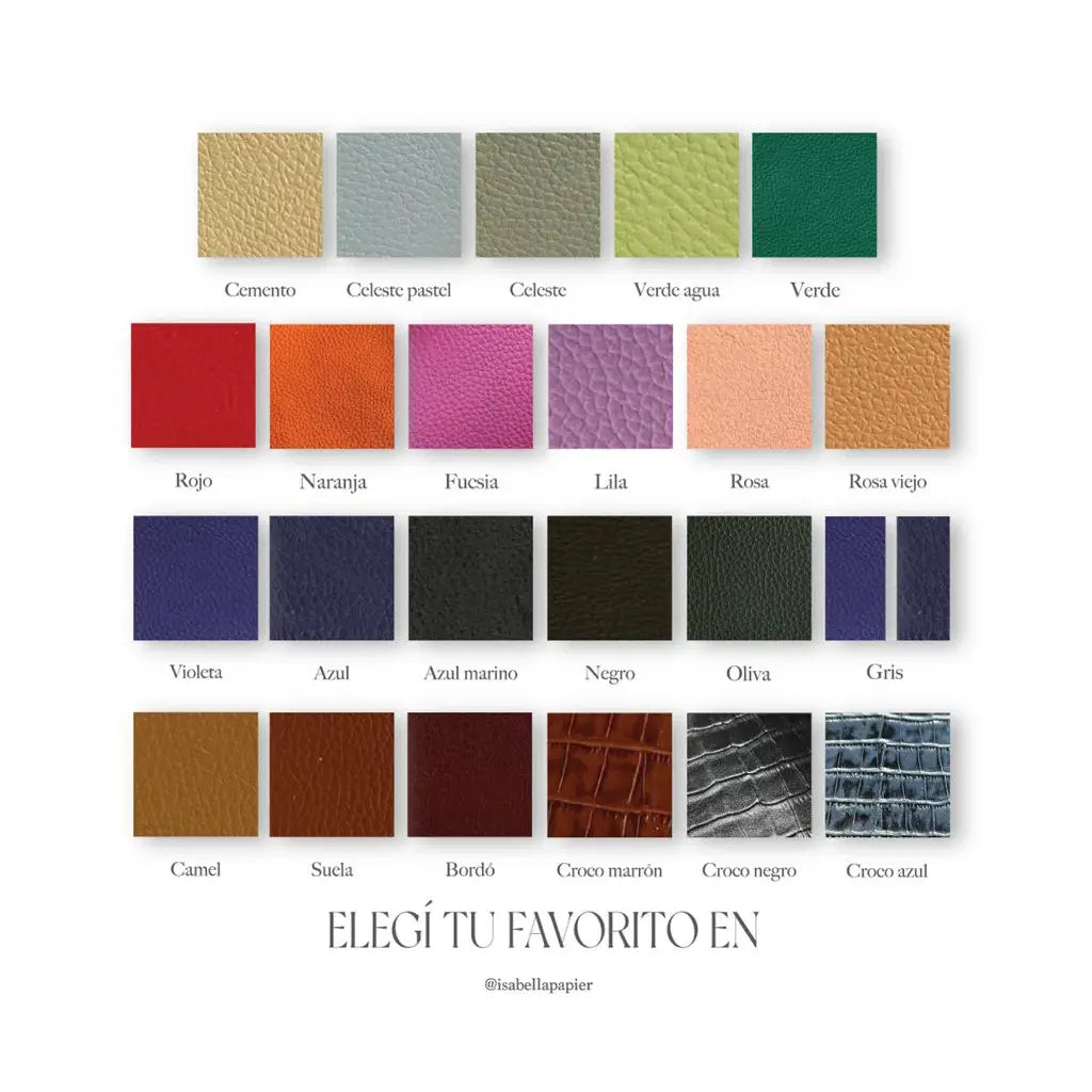 Agenda Pocket Cuero Graneado