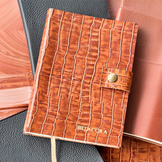 Cuaderno de Cuero Croco