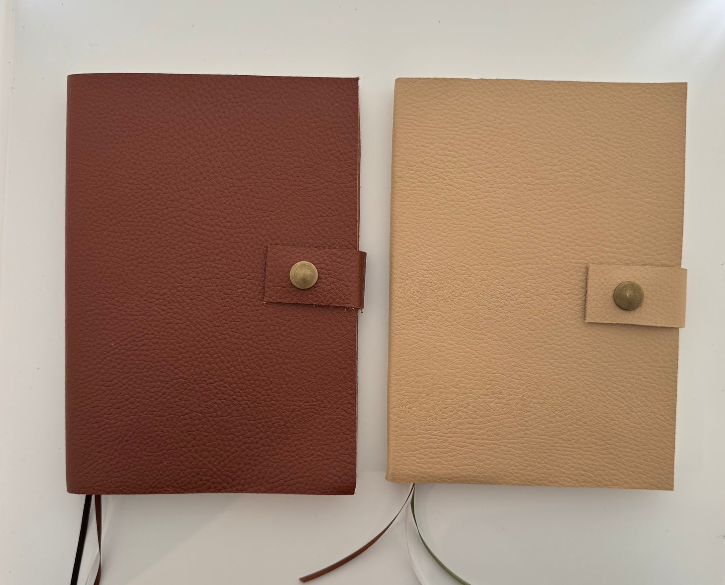 Agenda de Cuero Graneado Tonos Marrones 15x21