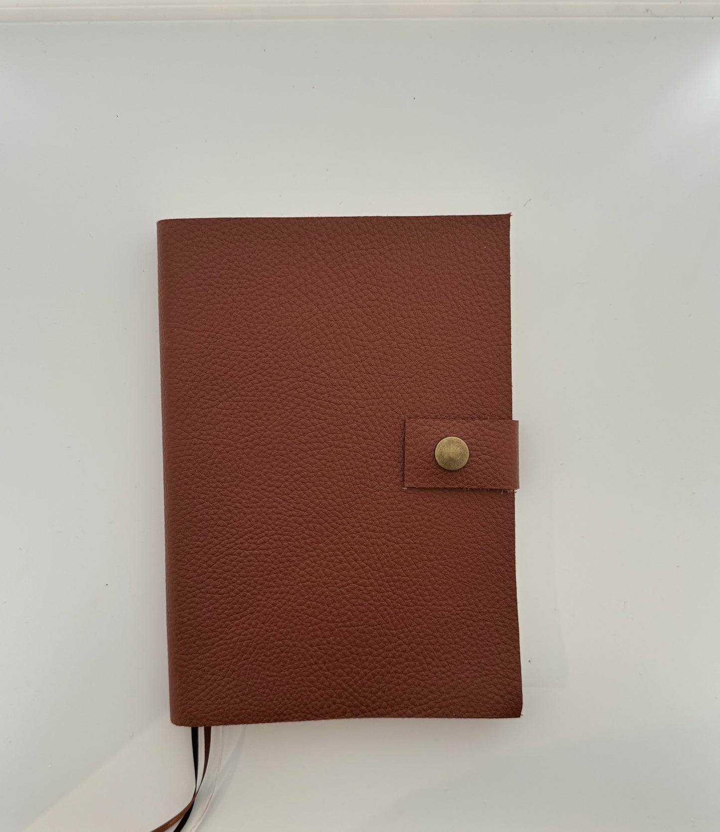 Agenda de Cuero Graneado Tonos Marrones 15x21