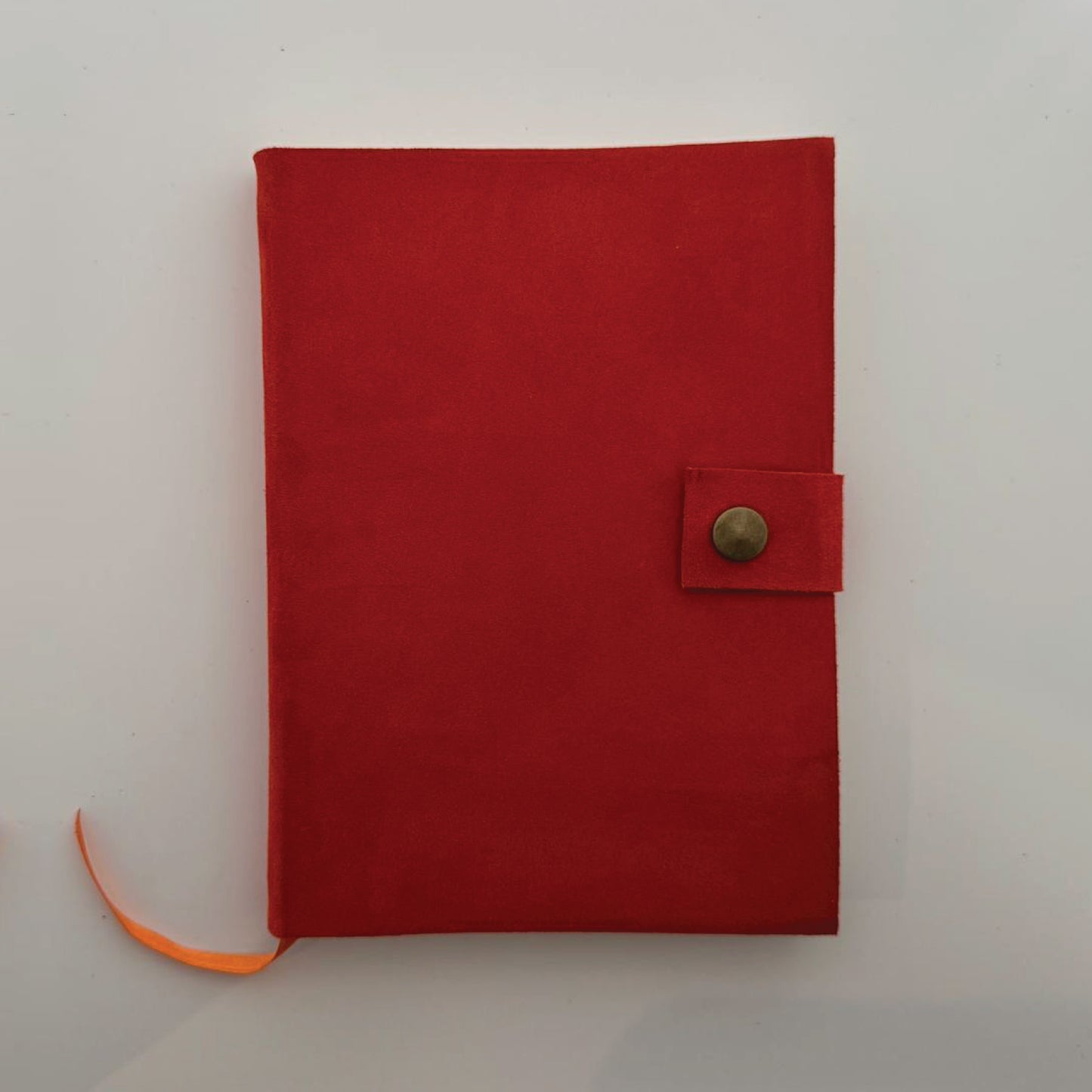 Agenda de Cuero Gamuzado Tonos Rojos - 15x21