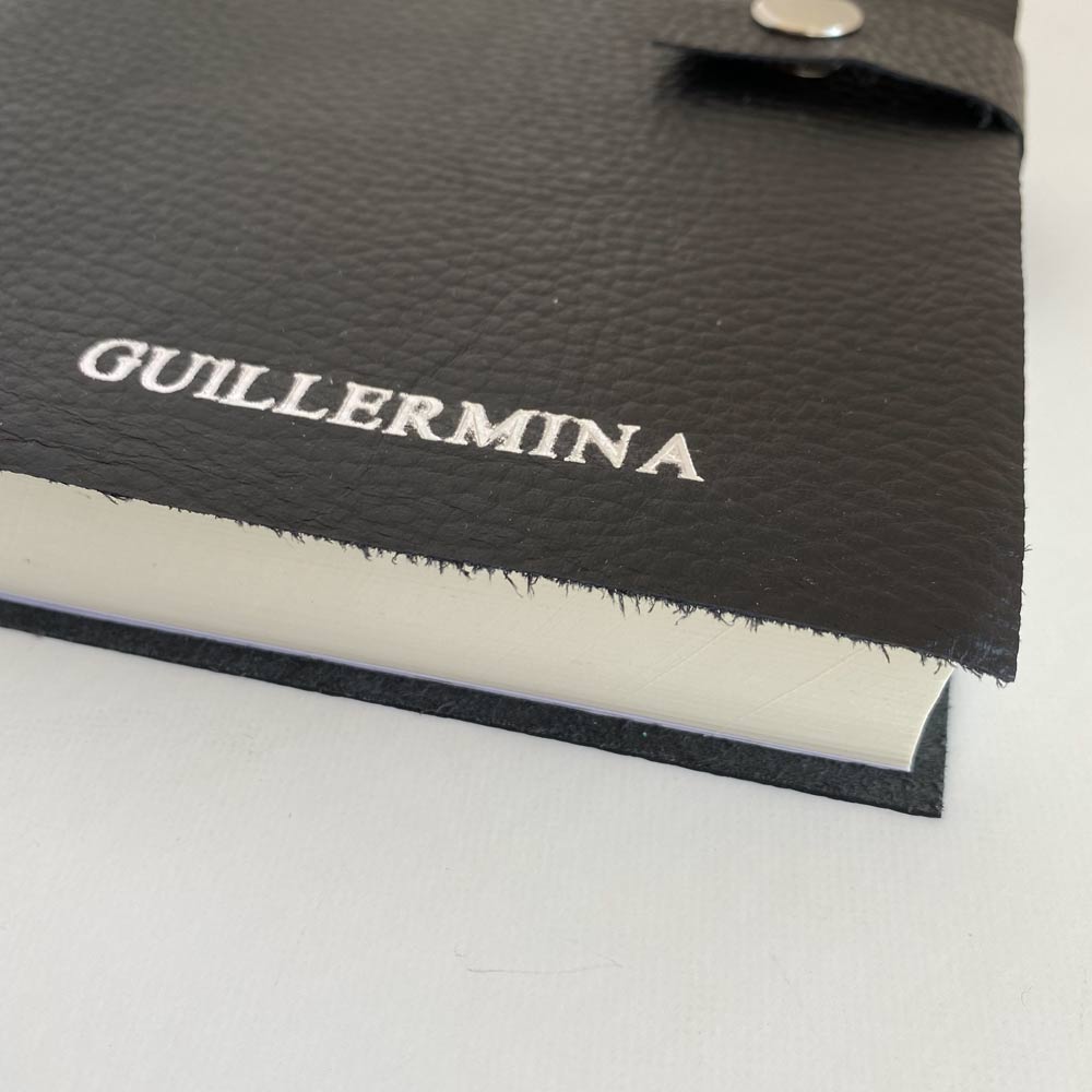 Cuaderno de Cuero Tonos Negros