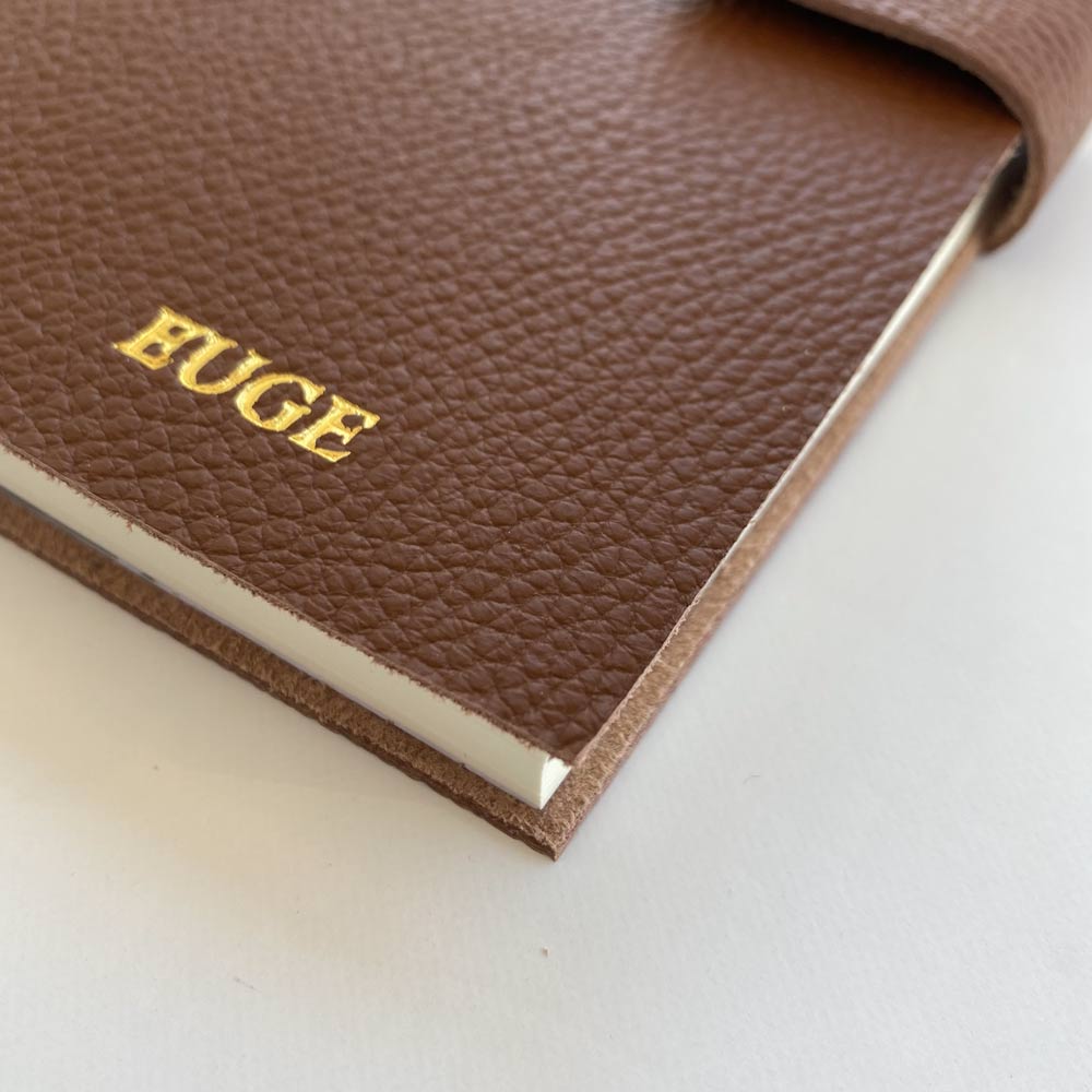 Cuaderno de Cuero Tonos Marrones